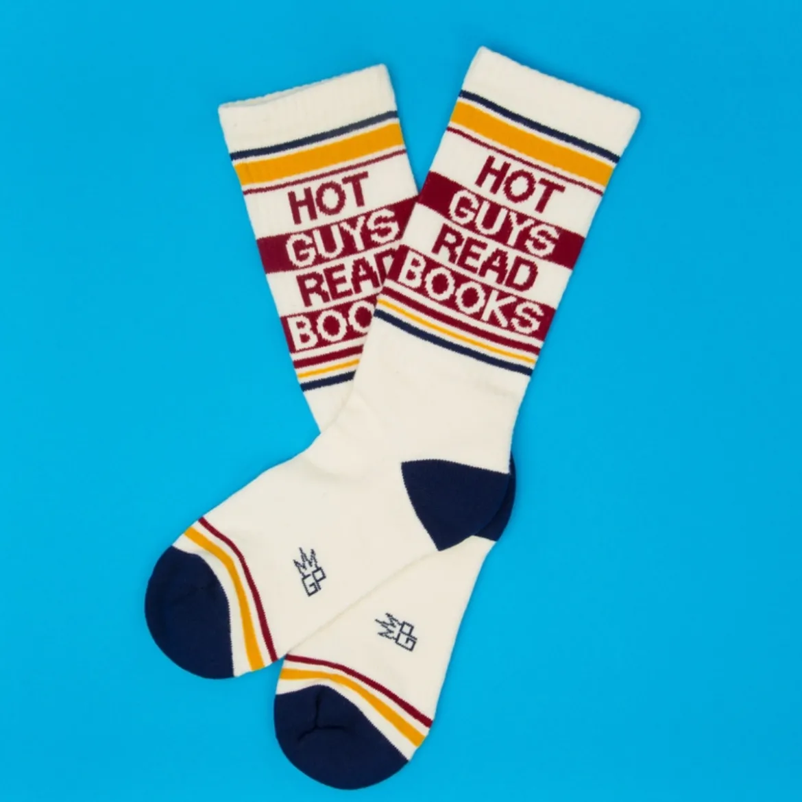 Chaussettes "Hot Guys Read Books"