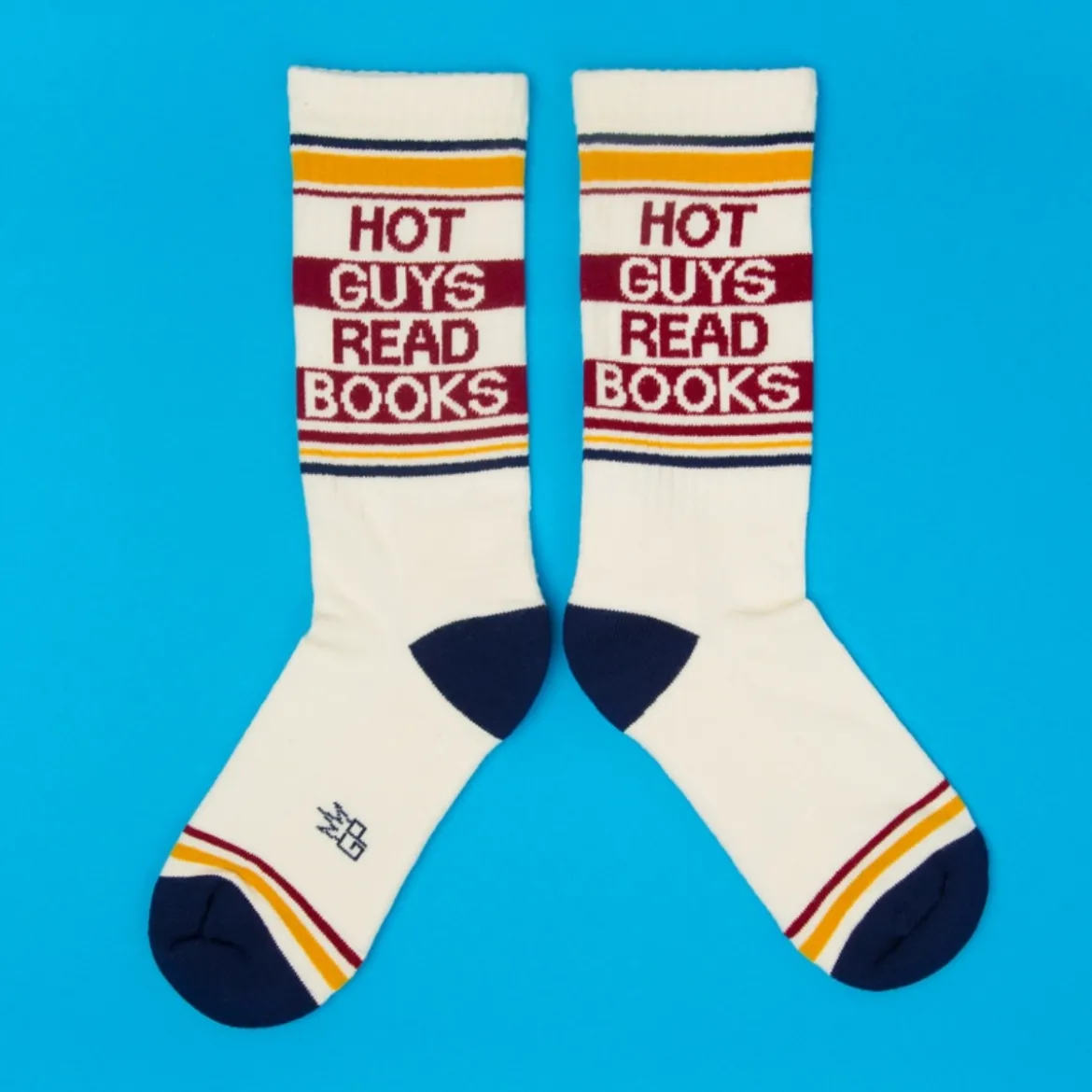 Chaussettes "Hot Guys Read Books"