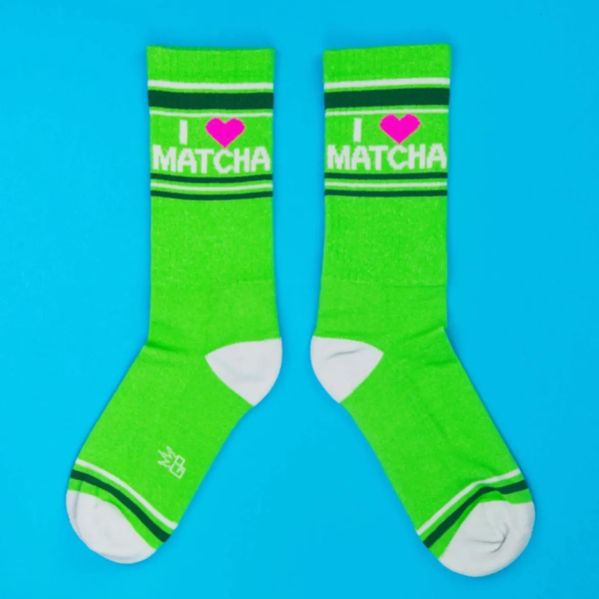 Chaussettes "I Heart Matcha"