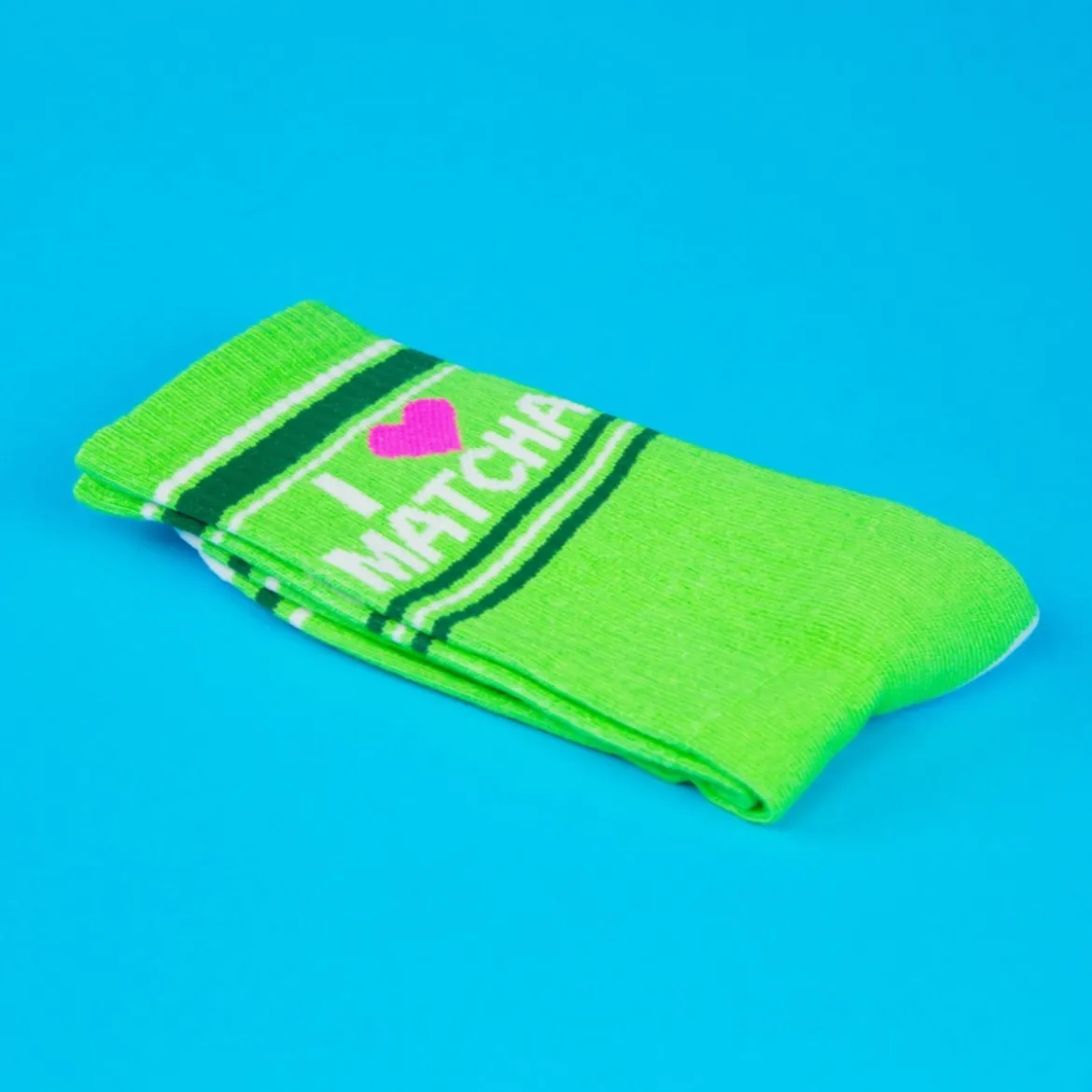 Chaussettes "I Heart Matcha"
