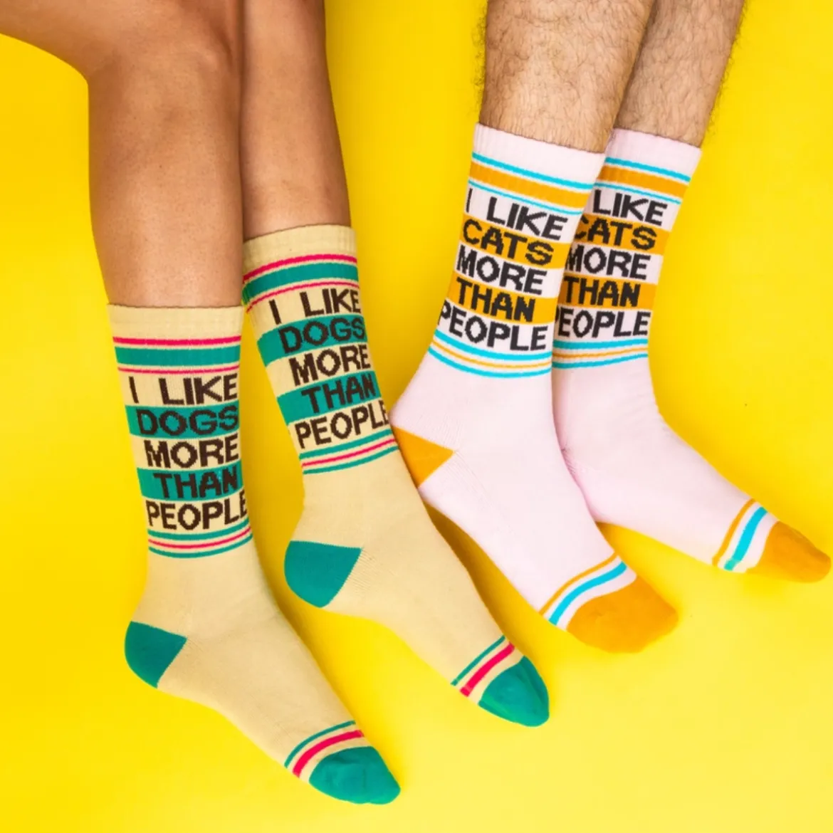 Chaussettes I like Dogs More Than People