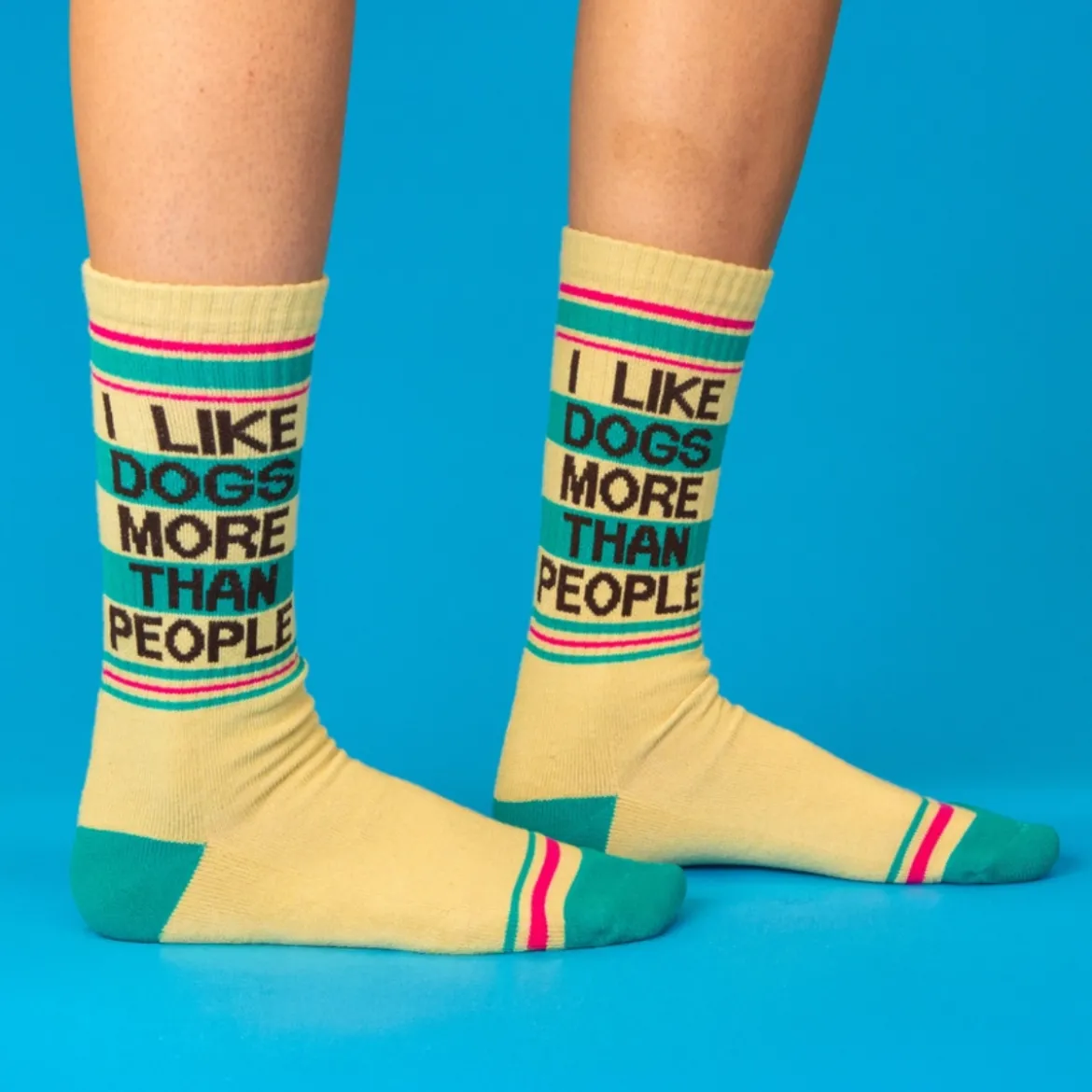 Chaussettes I like Dogs More Than People