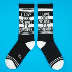 Chaussettes I Love Cock And I Hate The Government