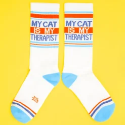 Chaussettes My cat is my therapist
