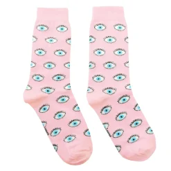 Chaussettes oeil à paillettes 35/44 - Rose