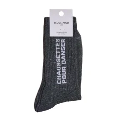 Chaussettes Pour Danser Paillettes - Anthracite