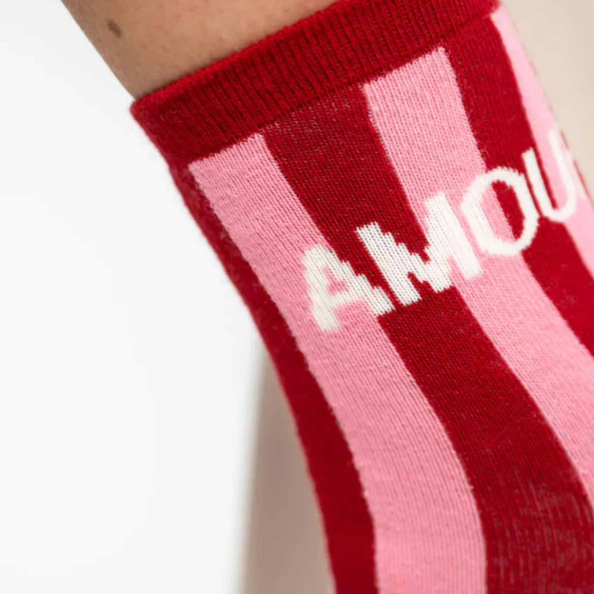 Chaussettes Rayées - Amour