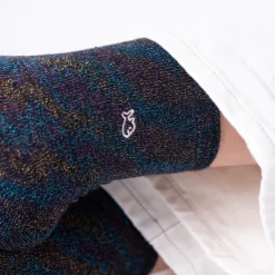 Chaussettes Unies Pailletées - Noir Multicolore