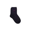 Chaussettes Unies Pailletées - Marine