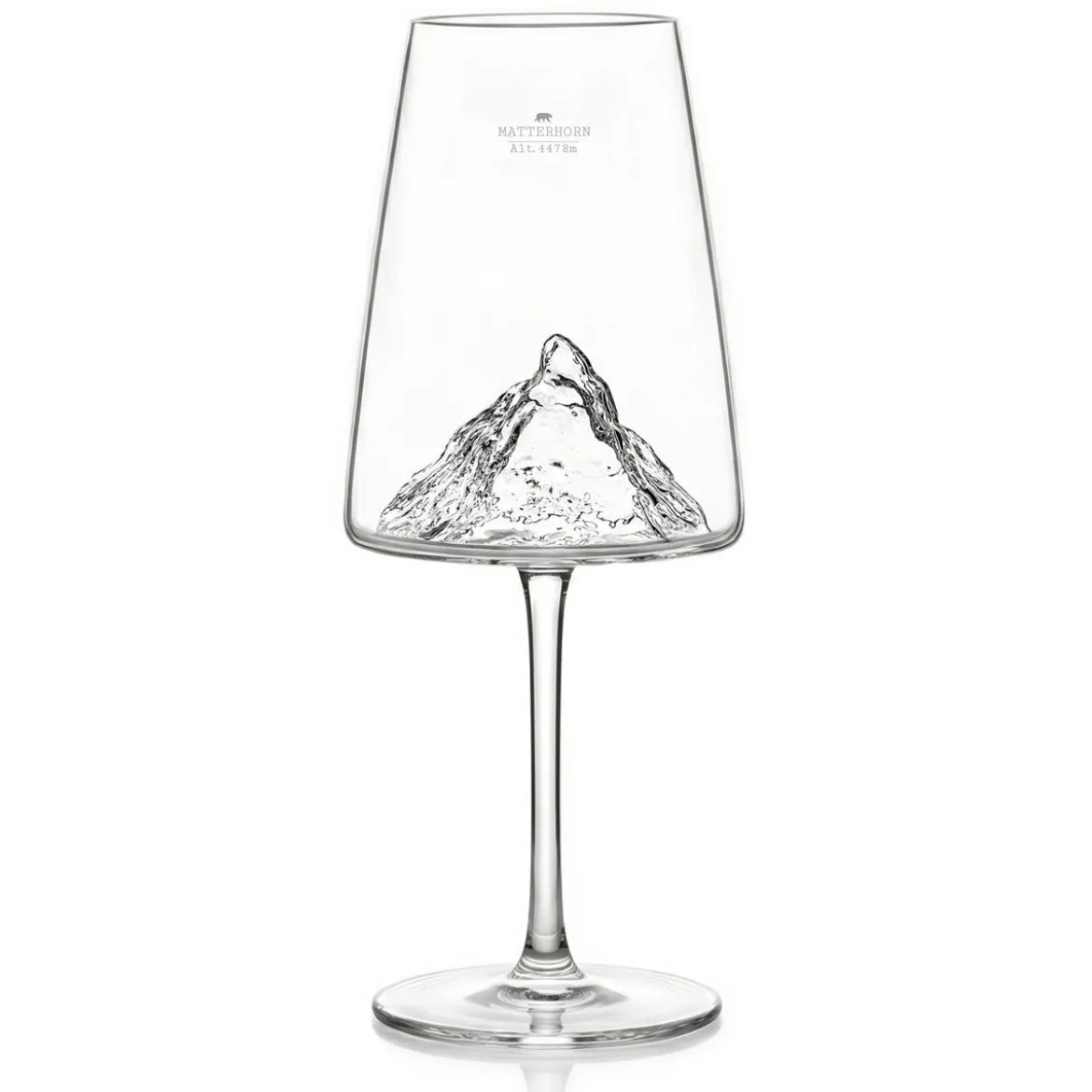 Coffret Verre à vin topographic Matterhorn