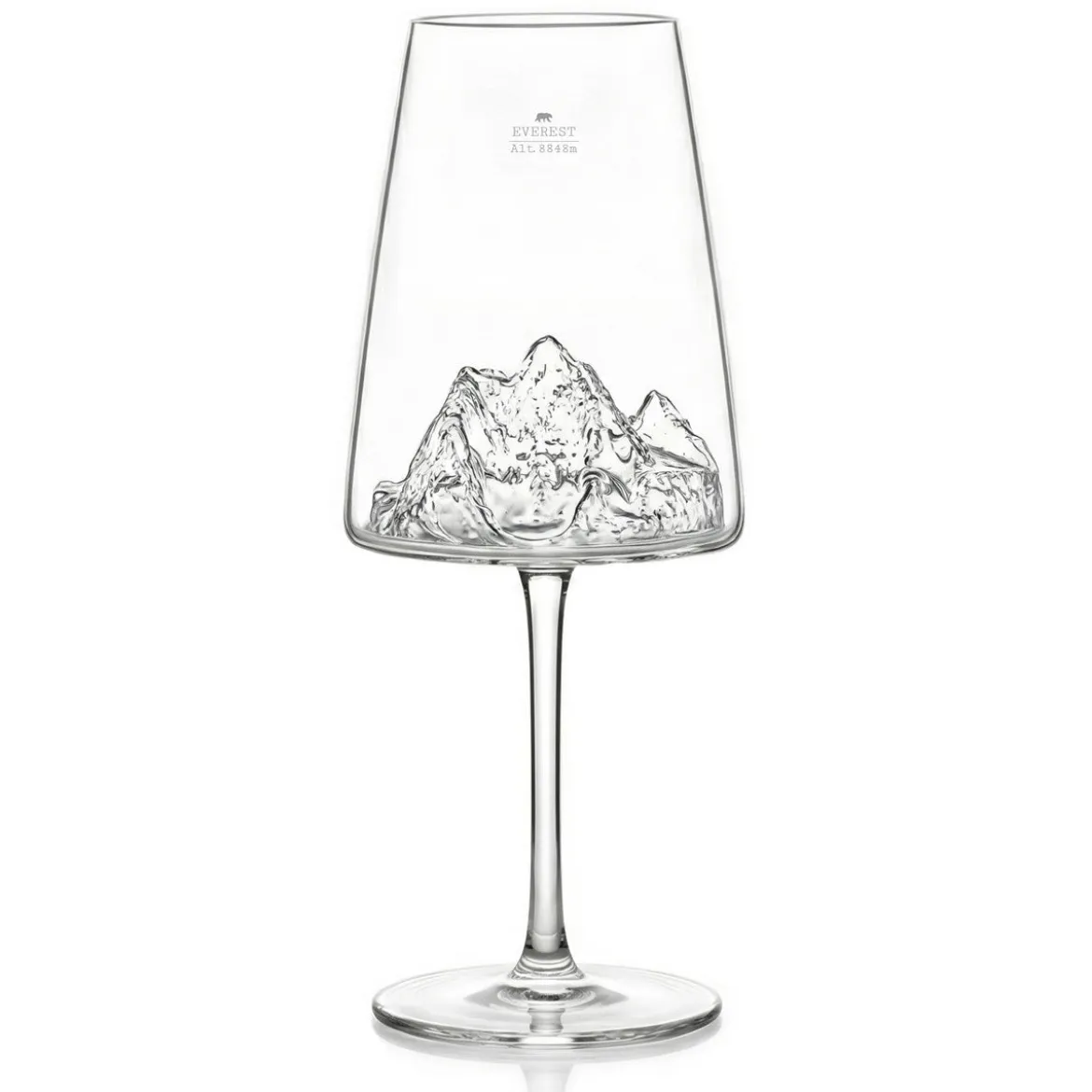 Coffret Verre à vin topographic Everest
