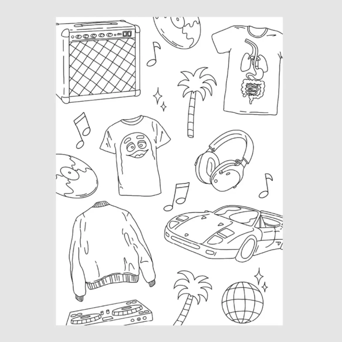 Coloriage - French Touch