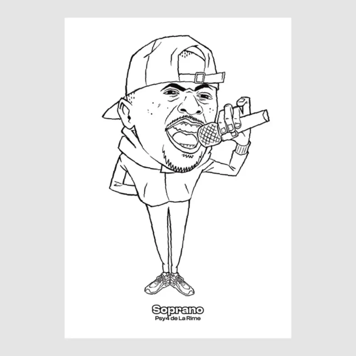 Coloriage - Rap Marseille