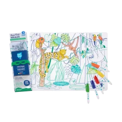 Coloriage réutilisable Amazonie Wildlife