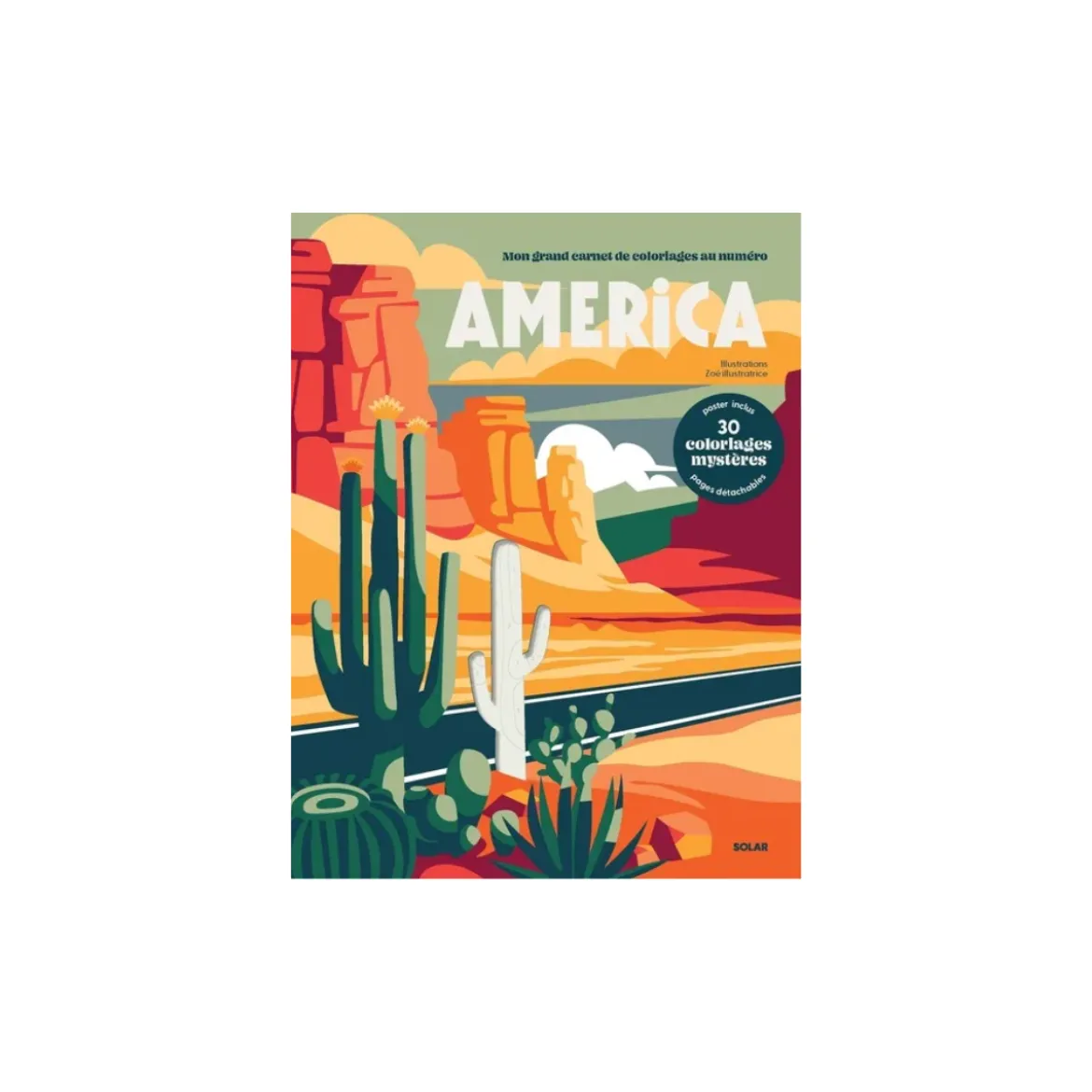 Coloriages au numéro - America