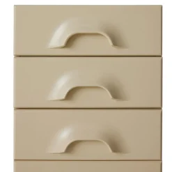 Commode Space 6 Tiroirs - 45 x 40.5 x 97.5 cm - Crème
