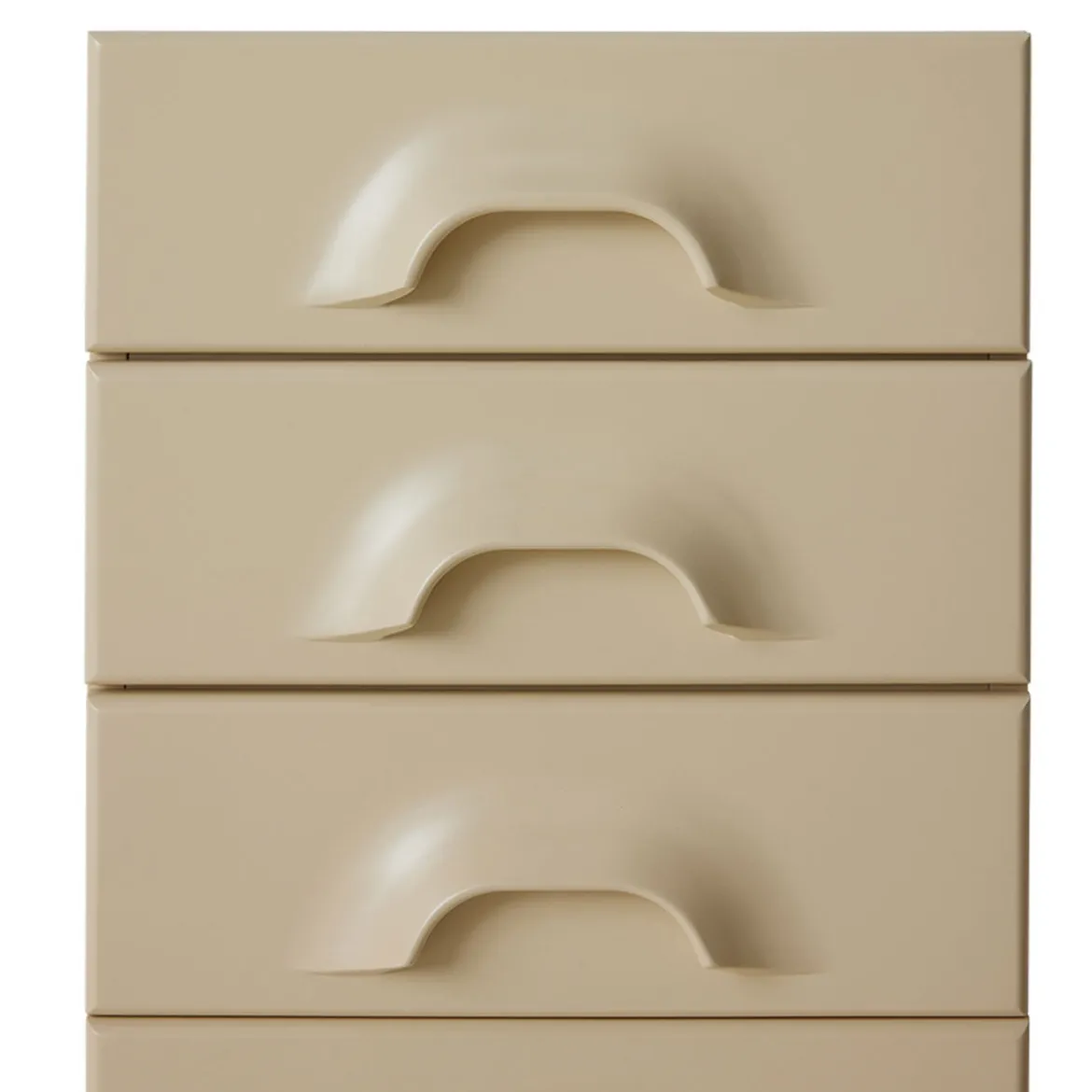 Commode Space 6 Tiroirs - 45 x 40.5 x 97.5 cm - Crème