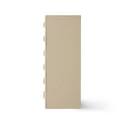 Commode Space 6 Tiroirs - 45 x 40.5 x 97.5 cm - Crème
