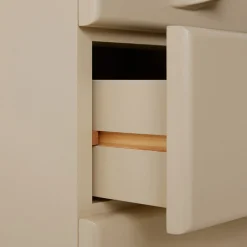 Commode Space 6 Tiroirs - 45 x 40.5 x 97.5 cm - Crème