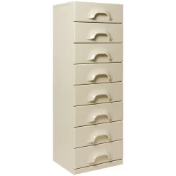Commode 8 Tiroirs - Crème