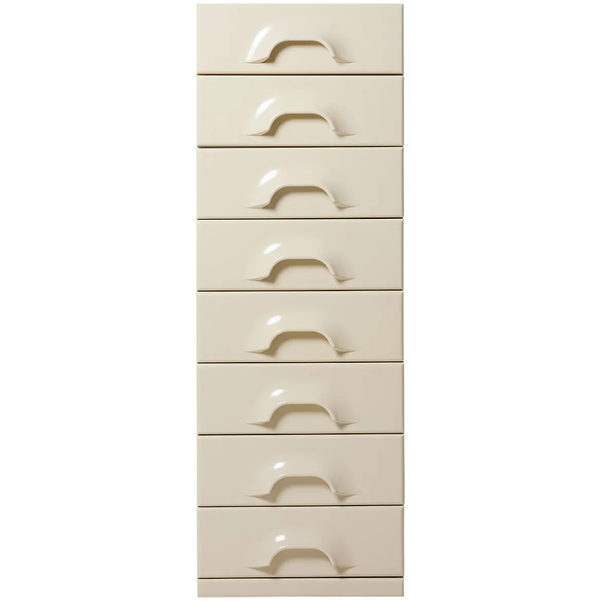 Commode 8 Tiroirs - Crème