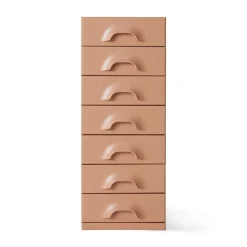 Commode 7 Tiroirs - 45 x 40.5 x 113 cm - Blush