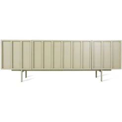 Console / Meuble télé - 159,5 x 40 x 55 cm - Vert Olive