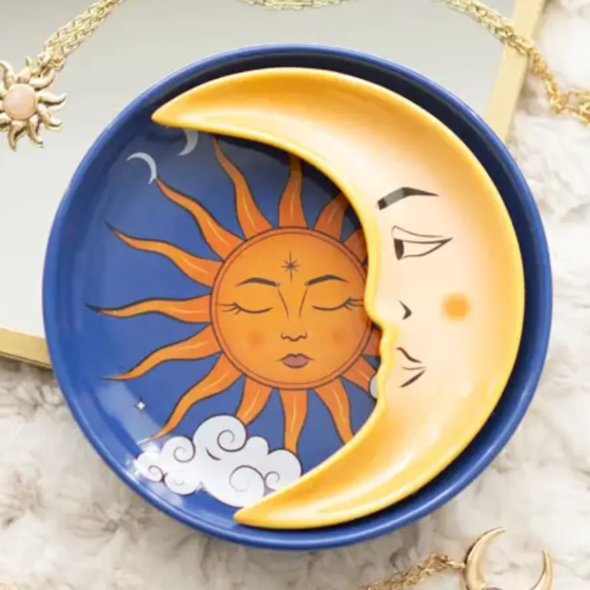 Coupelle Empilable Soleil et Lune Célestes