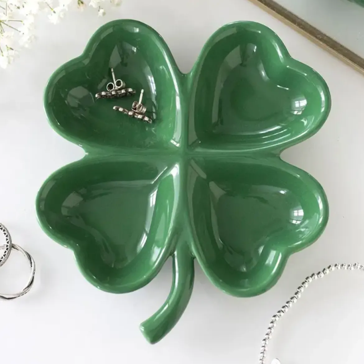 Coupelle Saint Patrick Trèfle Quatre-Feuilles