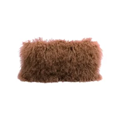 Coussin Basic Tibet - Bois de Rose 25x50 cm