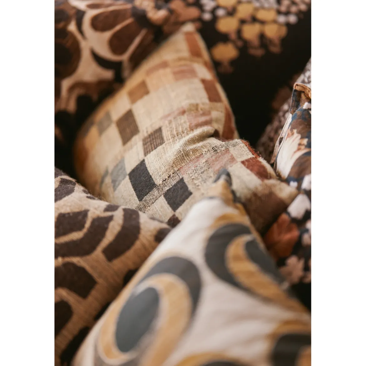Coussin en Soie Rural - 40x25 cm