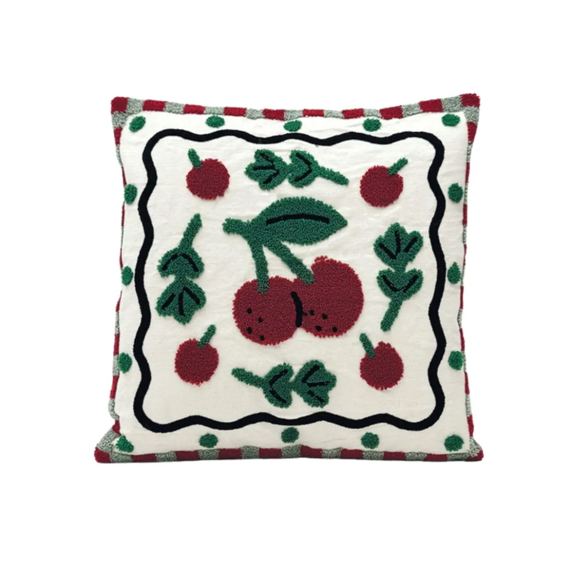 Coussin Influence Cerise - 40 x 40 cm