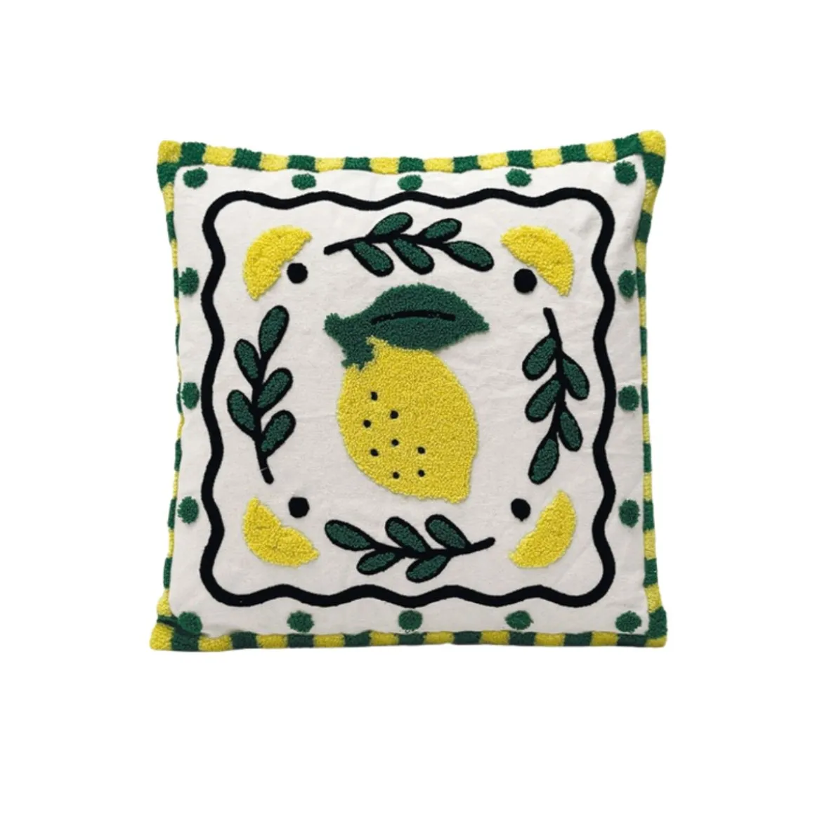 Coussin Influence Citron - 40 x 40 cm