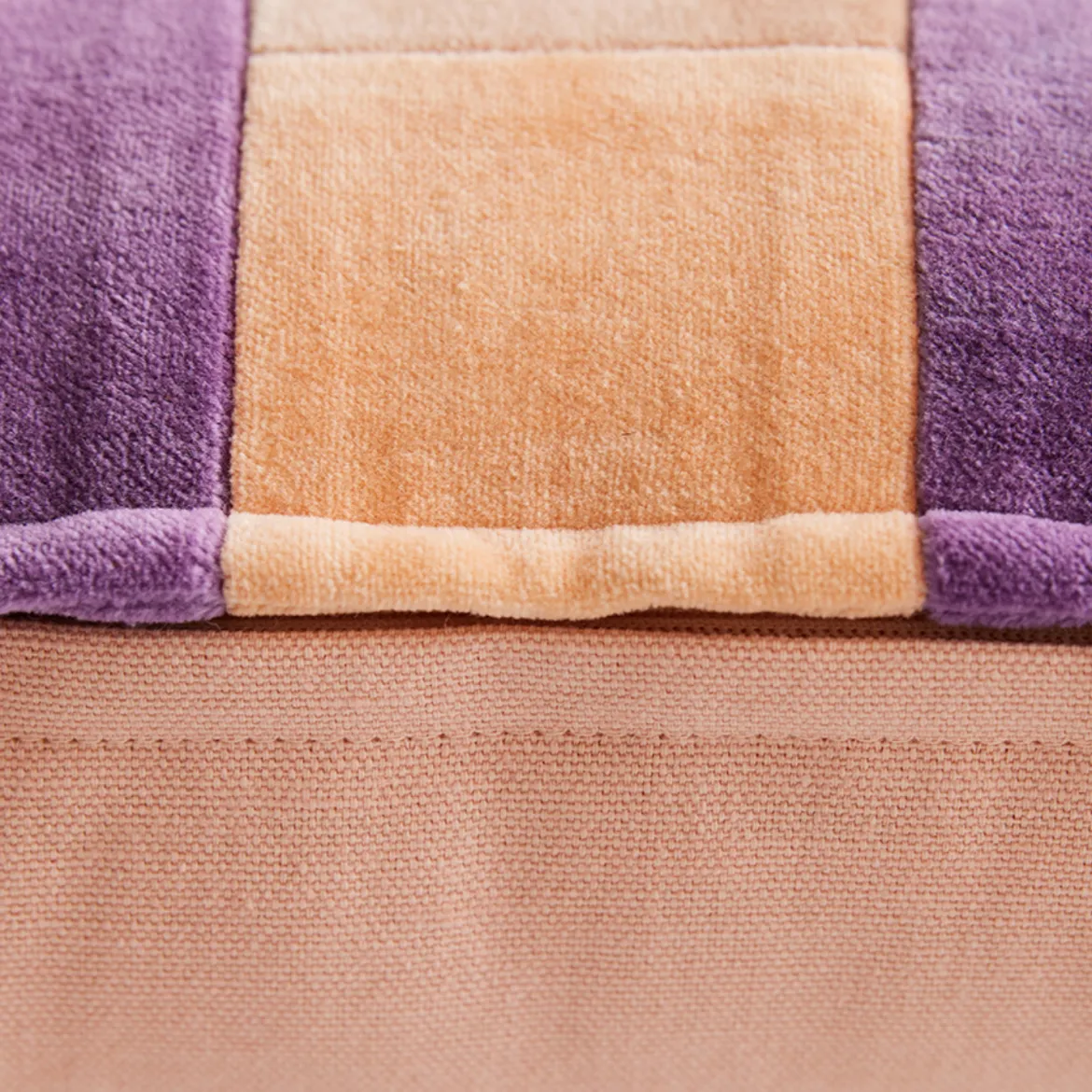 Coussin Velours Rayé Midsummer - 50x30 cm