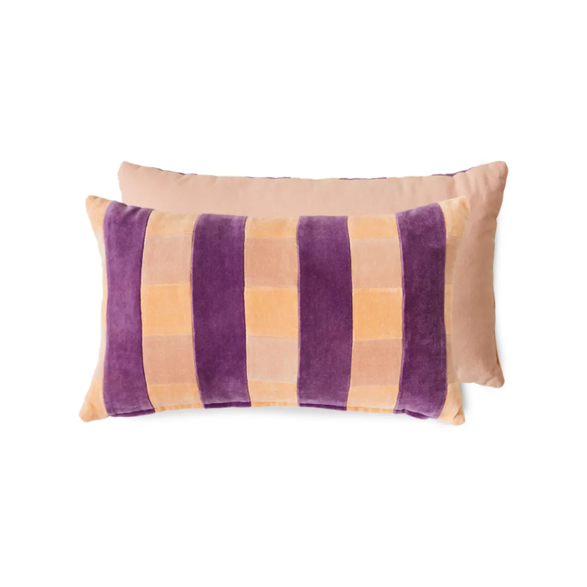 Coussin Velours Rayé Midsummer - 50x30 cm