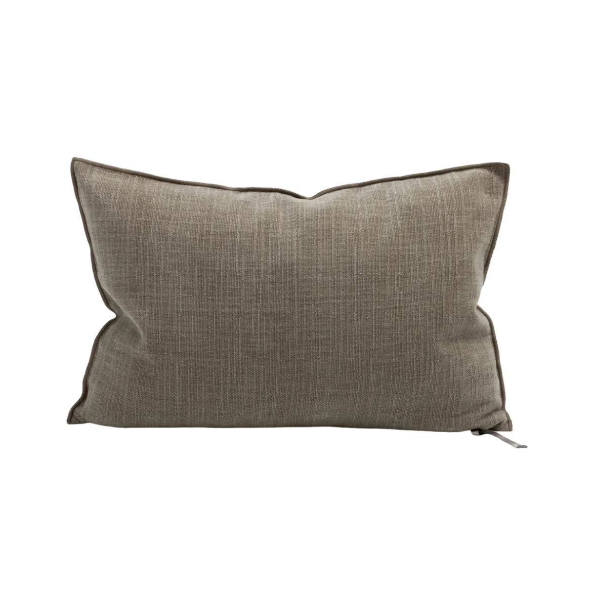 Coussin Vice Versa - Chenille Como - Grège 40x60 cm