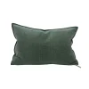 Coussin Vice Versa - Chenille Como - Avocat 40x60 cm