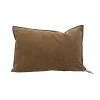 Coussin Vice Versa - Chenille Dimore - Havane 40x60 cm