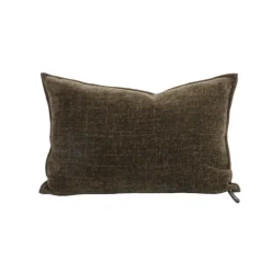 Coussin Vice Versa - Chenille Visconti - Bronze