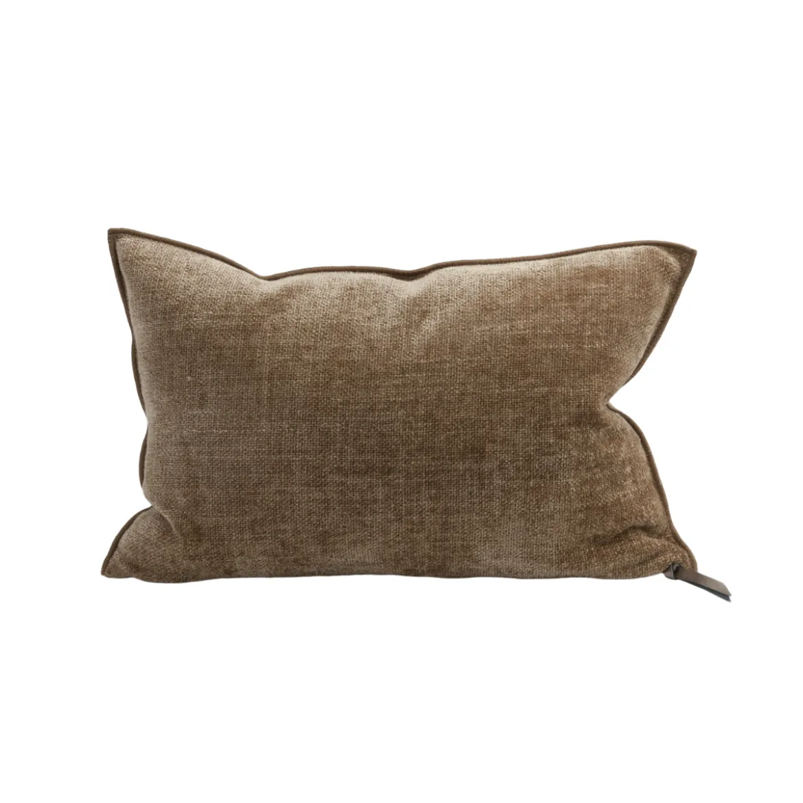 Coussin Vice Versa - Chenille Visconti - Terracotta 40x60 cm
