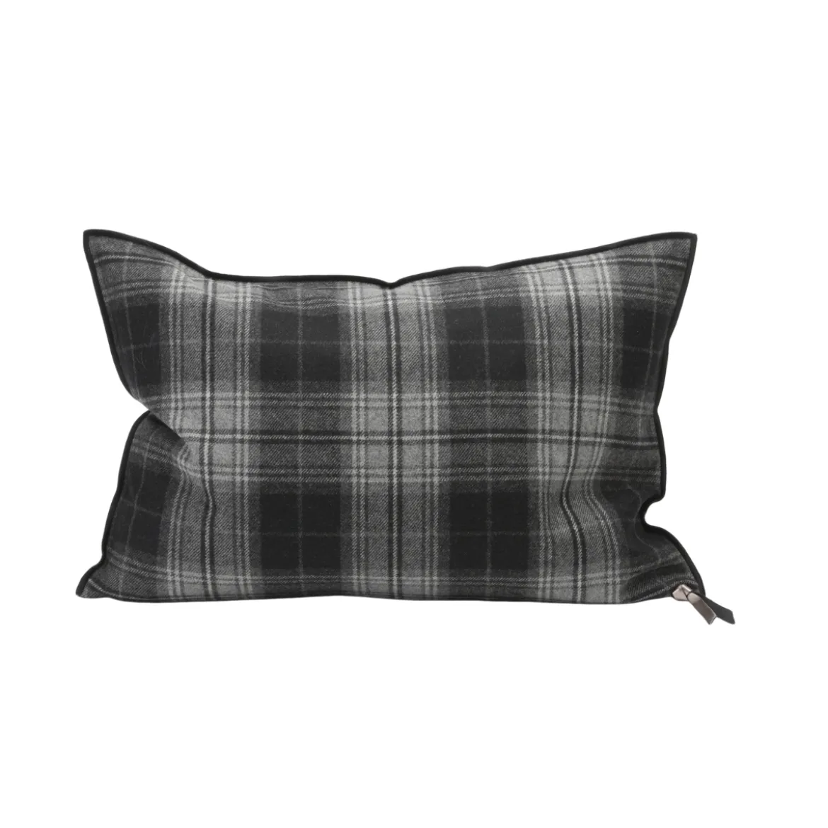 Coussin Vice Versa - Drap de Laine - Highlander Black Cab 40x60 cm