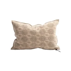 Coussin Vice Versa - Jacquard Stone Washed - Nude