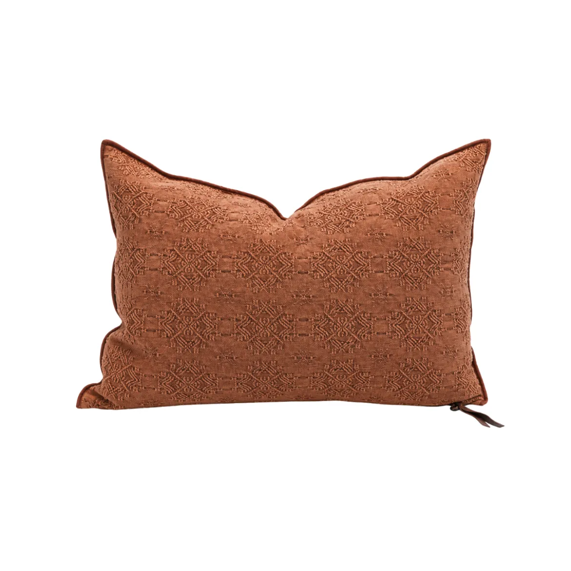 Coussin Vice Versa - Jacquard Stone Washed - Argile