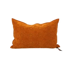 Coussin Vice Versa - Jacquard Stone Washed - Ambre