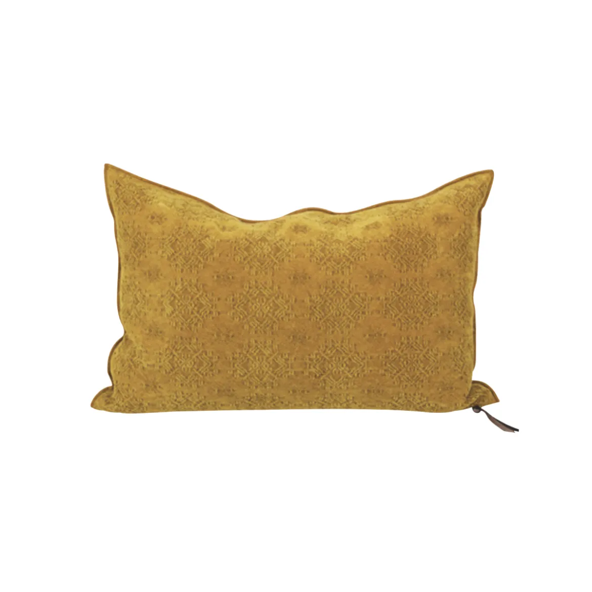 Coussin Vice Versa - Jacquard Stone Washed - Ocre