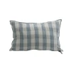 Coussin Vice Versa - Lin Lavé - Vichy Cottage Nuage