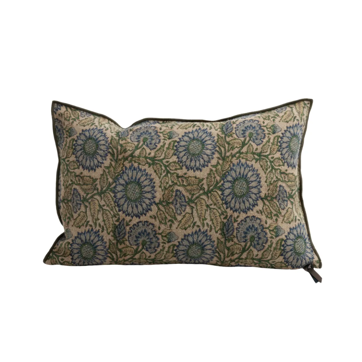Coussin Vice Versa - Lin Wasabi - Les Tournesols Nuage