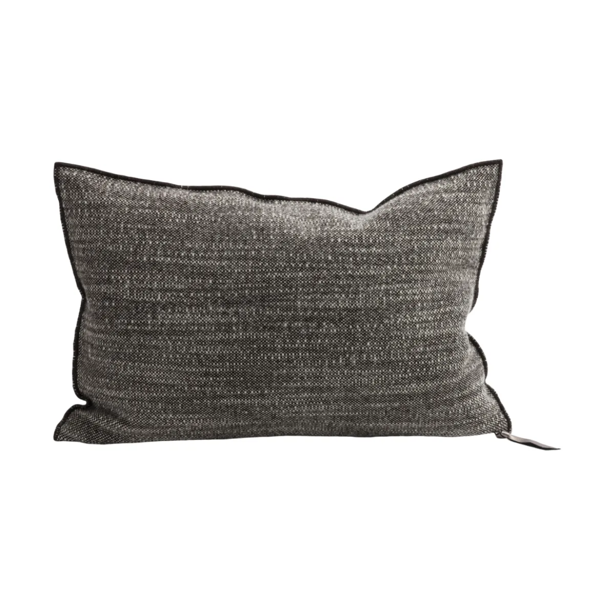 Coussin Vice Versa - Toile de berger - Brownie givré 40x60 cm