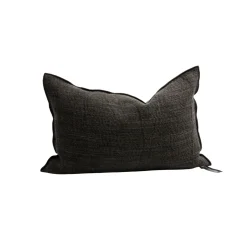 Coussin Vice Versa - Toile Nomade - Charbon