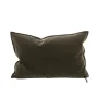 Coussin Vice Versa - Velours Palazzo - Ecorce 40x60 cm